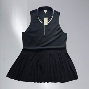 A New Day Black Pleated Fit and Flare Dress size 4X